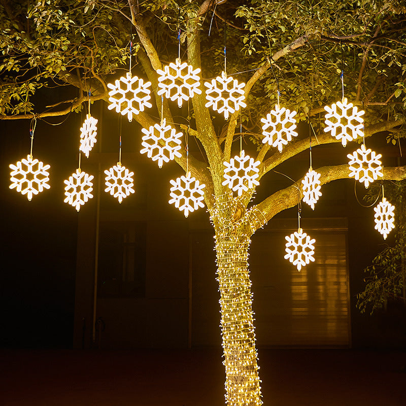 Fiocco di Neve NEON LED IP65 - Decorazione Natalizia Luminosa da Esterno e Interno